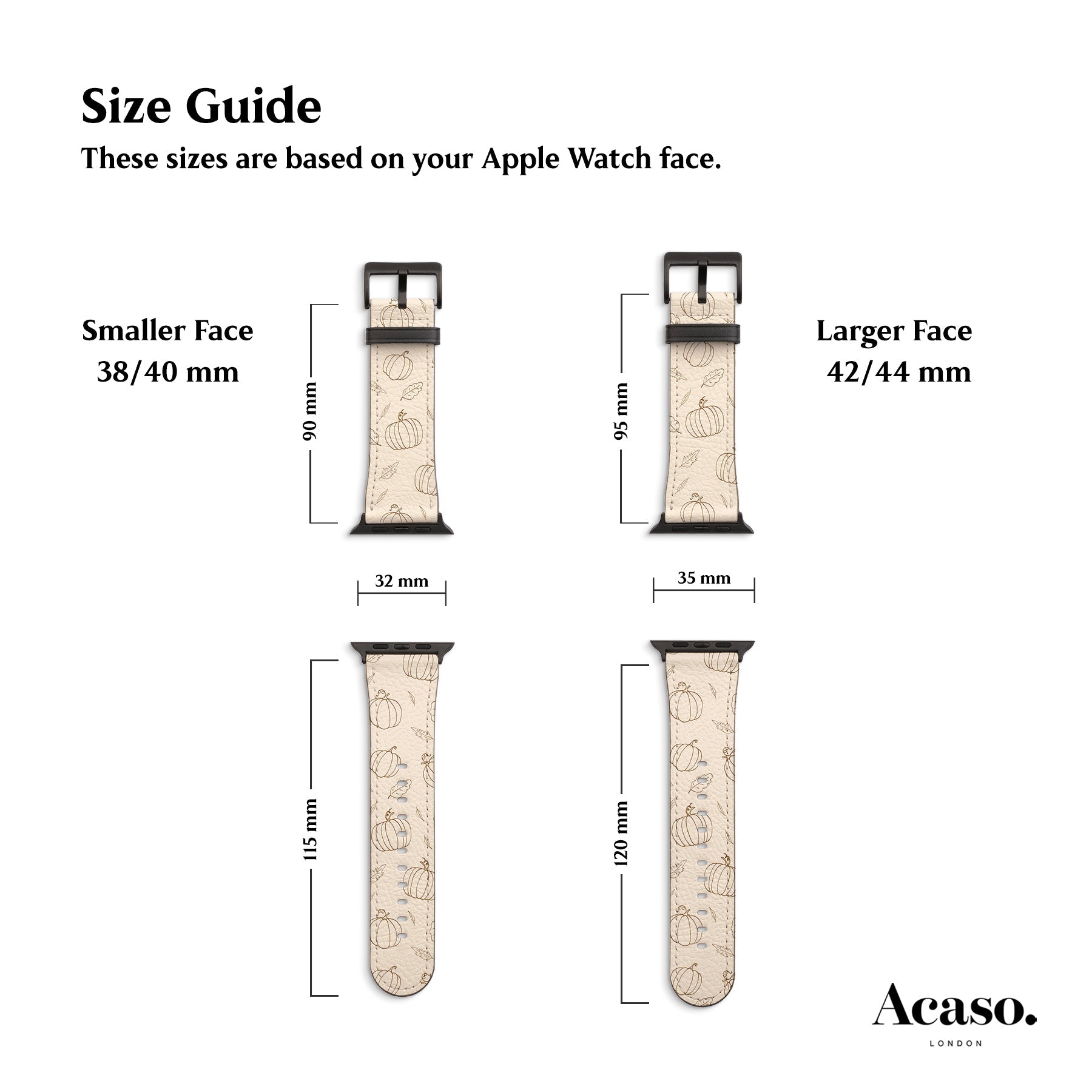 Mini Pumpkins Apple Watch Strap