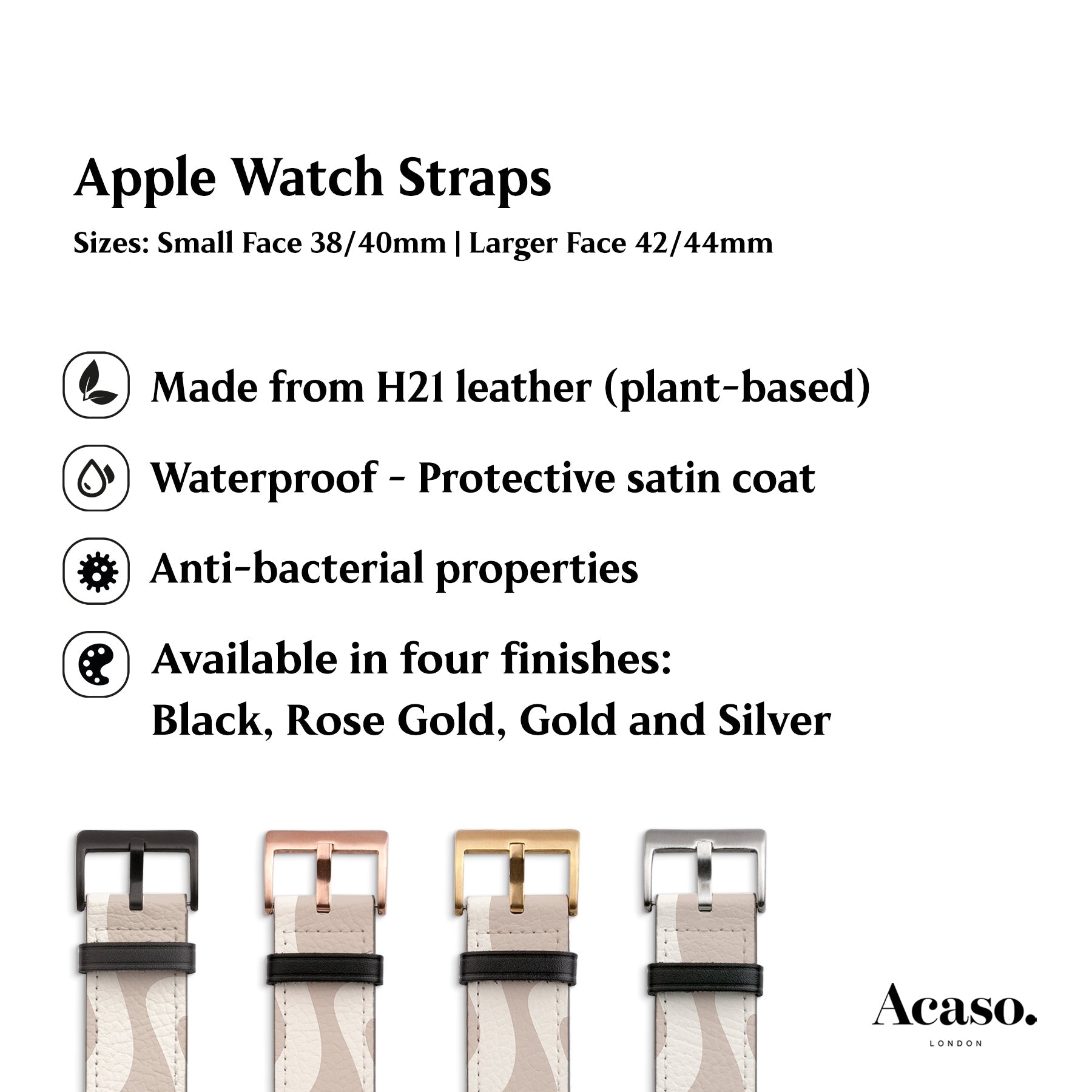 Minimal Waves Apple Watch Strap