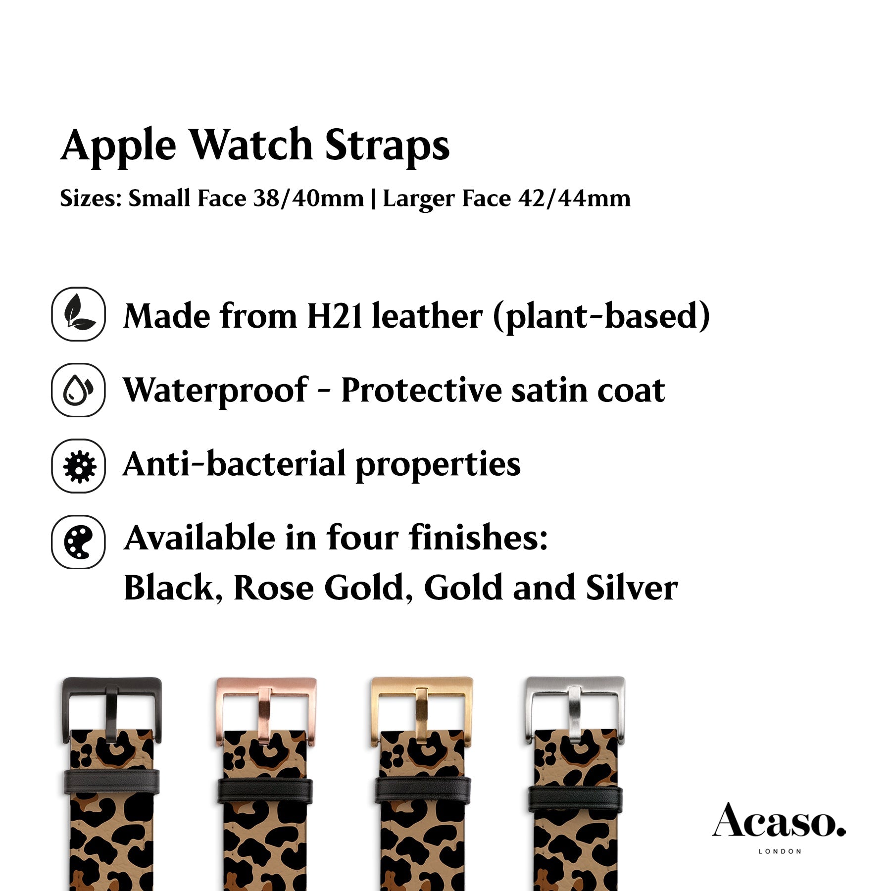 Leopard Print Apple Watch Strap