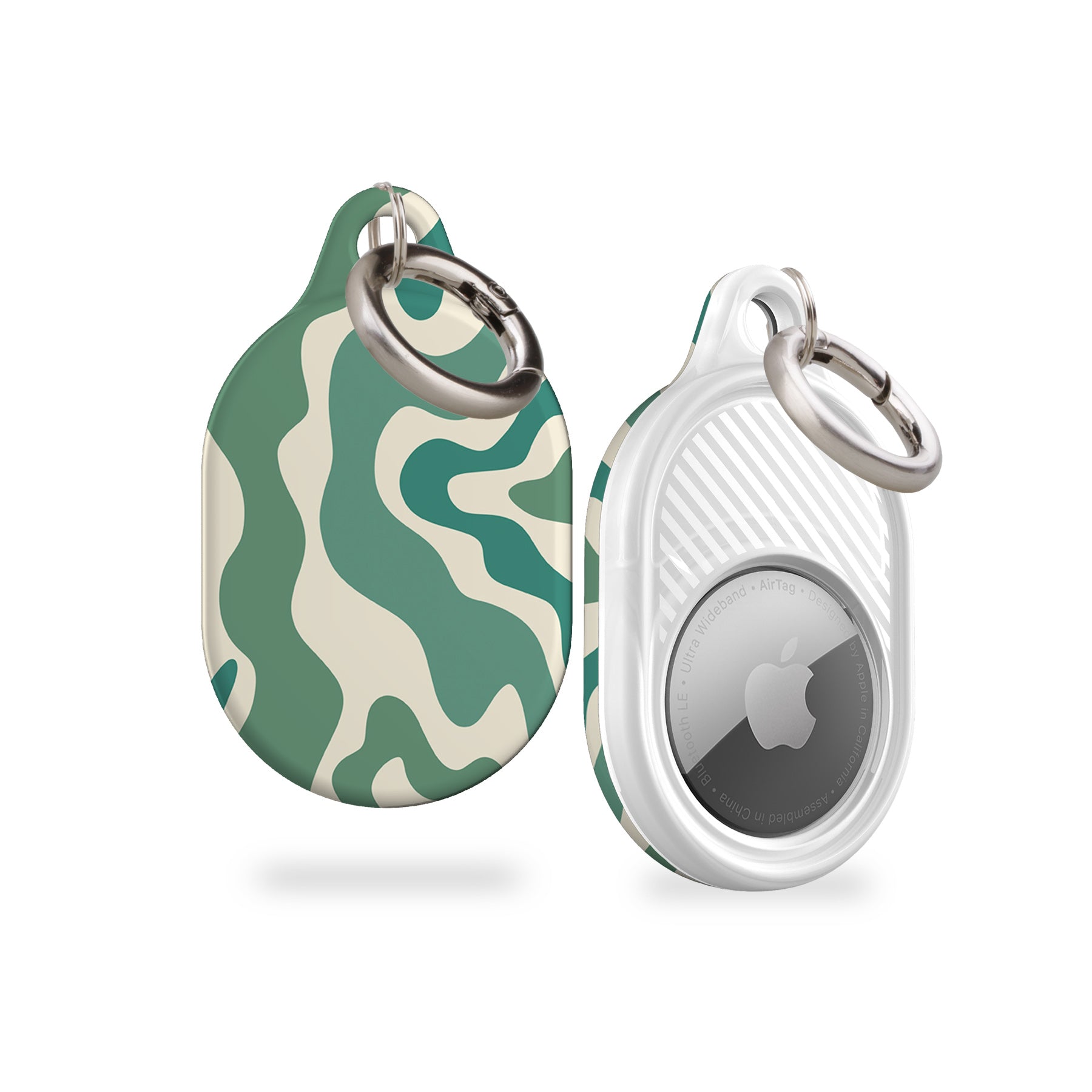 Abstract Wavy AirTag Holder