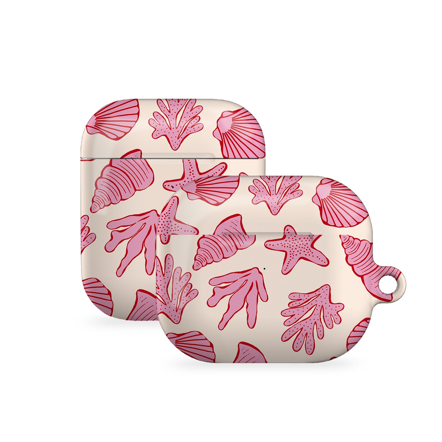 Corals and Pink Shells AirPods Case Cover
