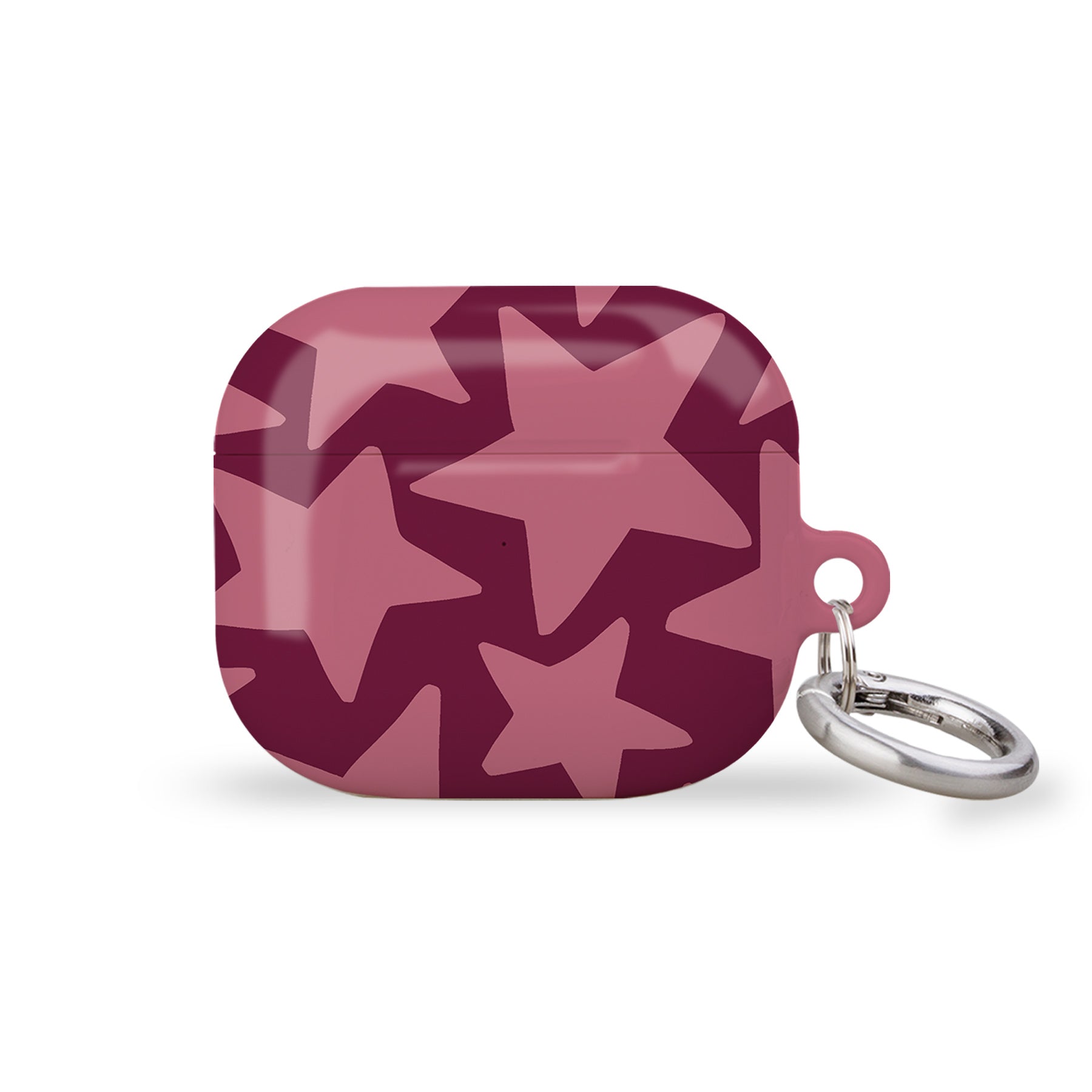 Deep Rose Stars AirPods Case Cover