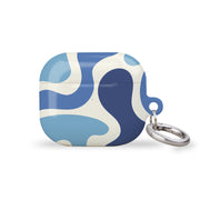 Funky Waves Blue AirPods Case Cover