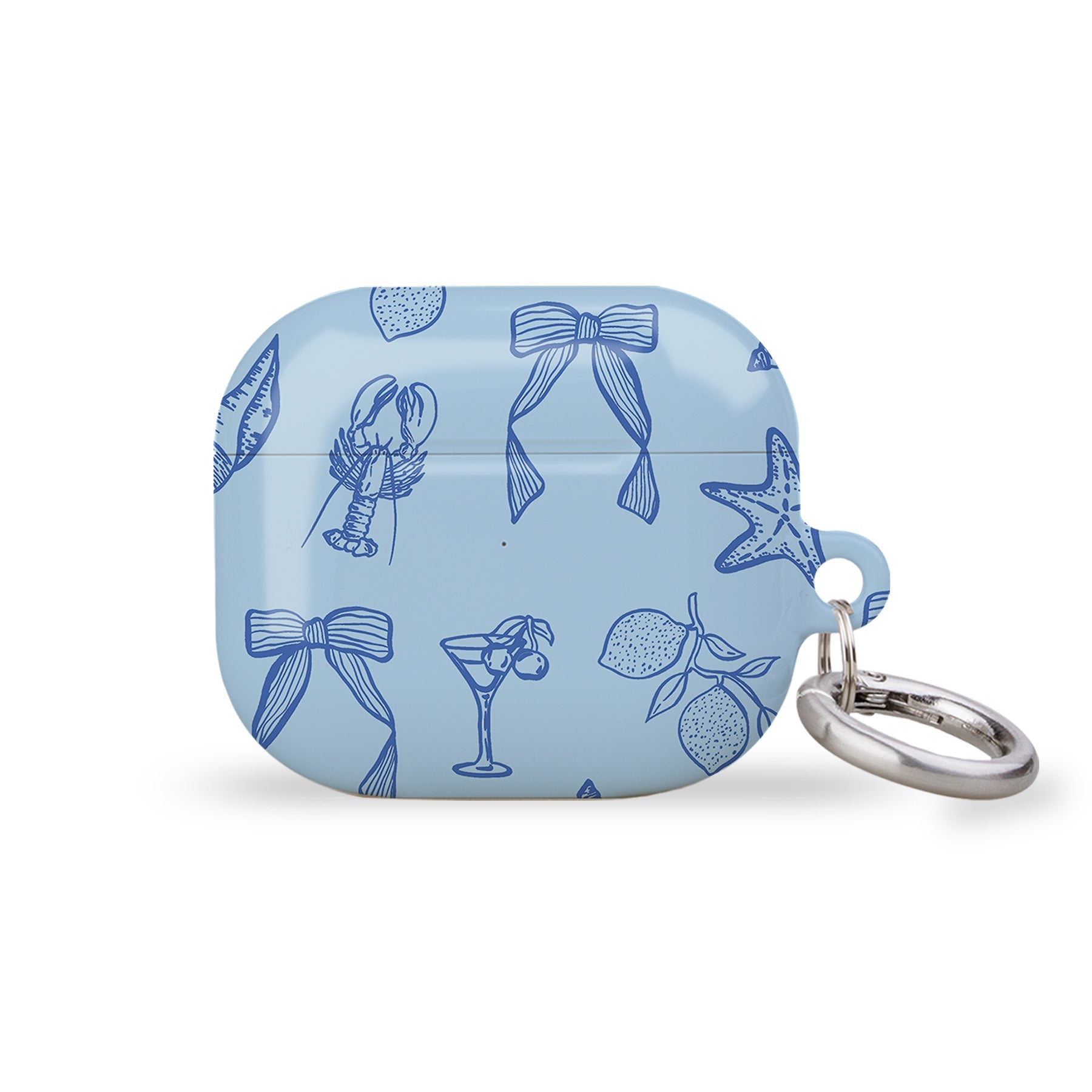 Blue Summer AirPods Case Cover