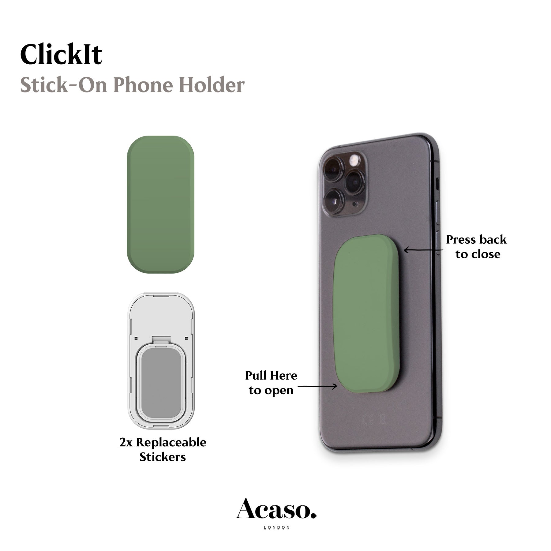 Liv Green Phone Grip
