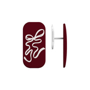 Maroon Ribbon Phone Grip