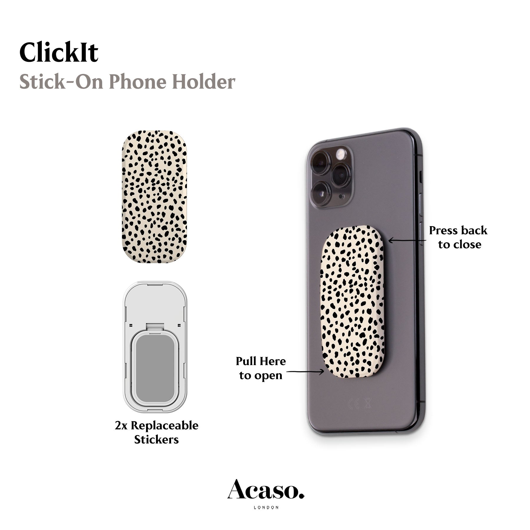 Mini Dalmatian Phone Grip