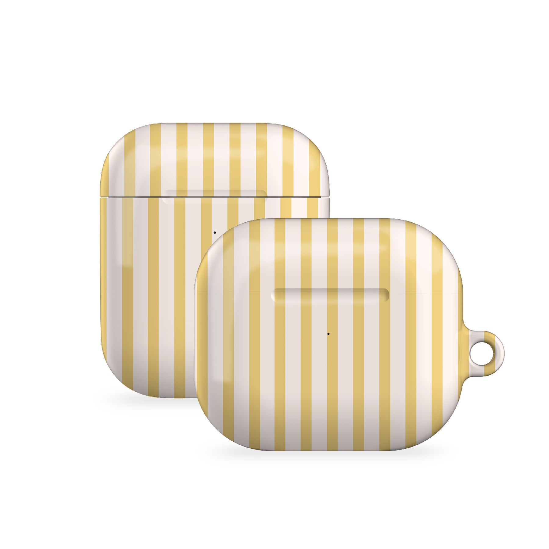 Pale Yellow Stripes AirPods Case Cover