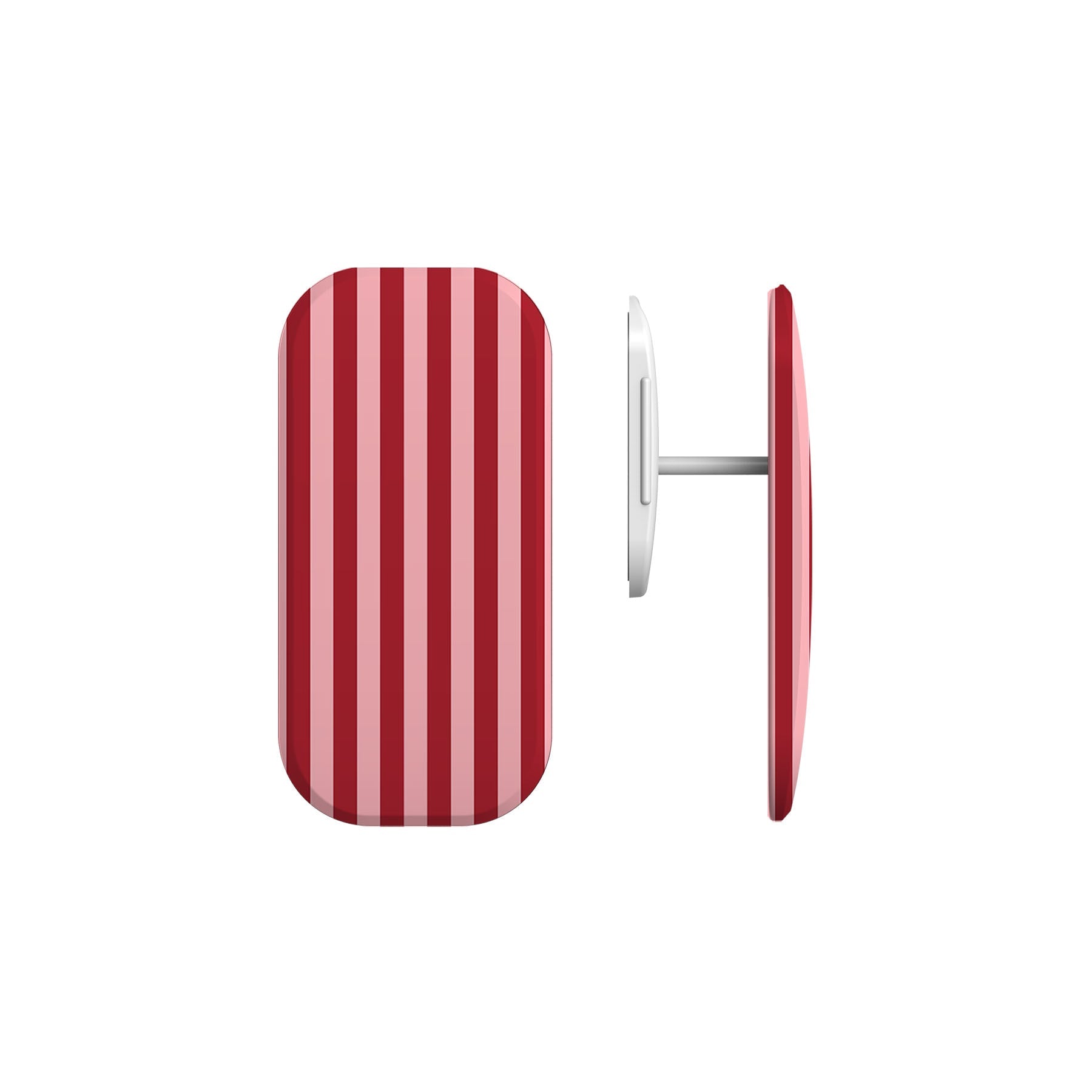 Pink Striped Phone Grip