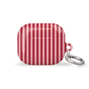Resort Pink Stripes AirPods Case Cover