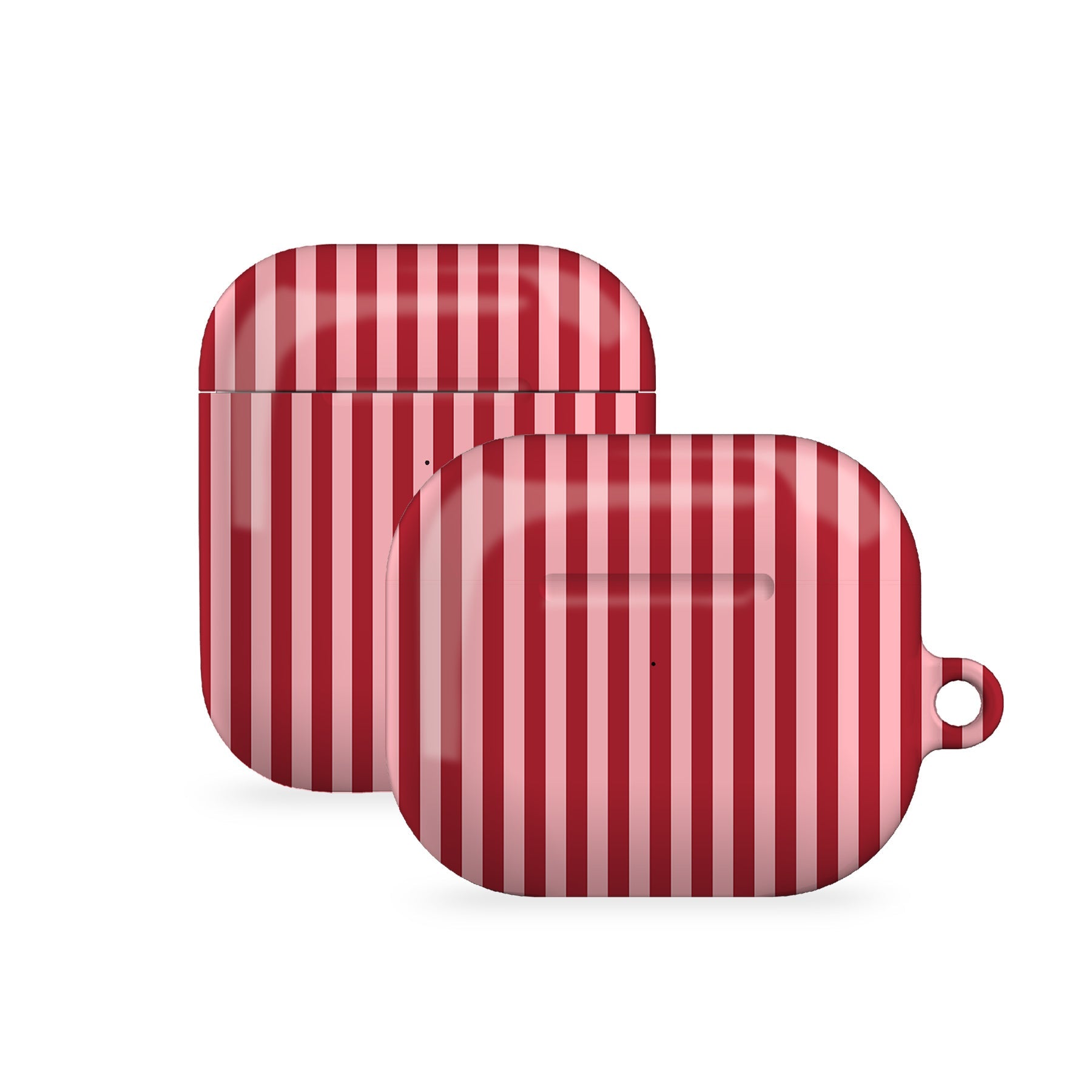 Resort Pink Stripes AirPods Case Cover