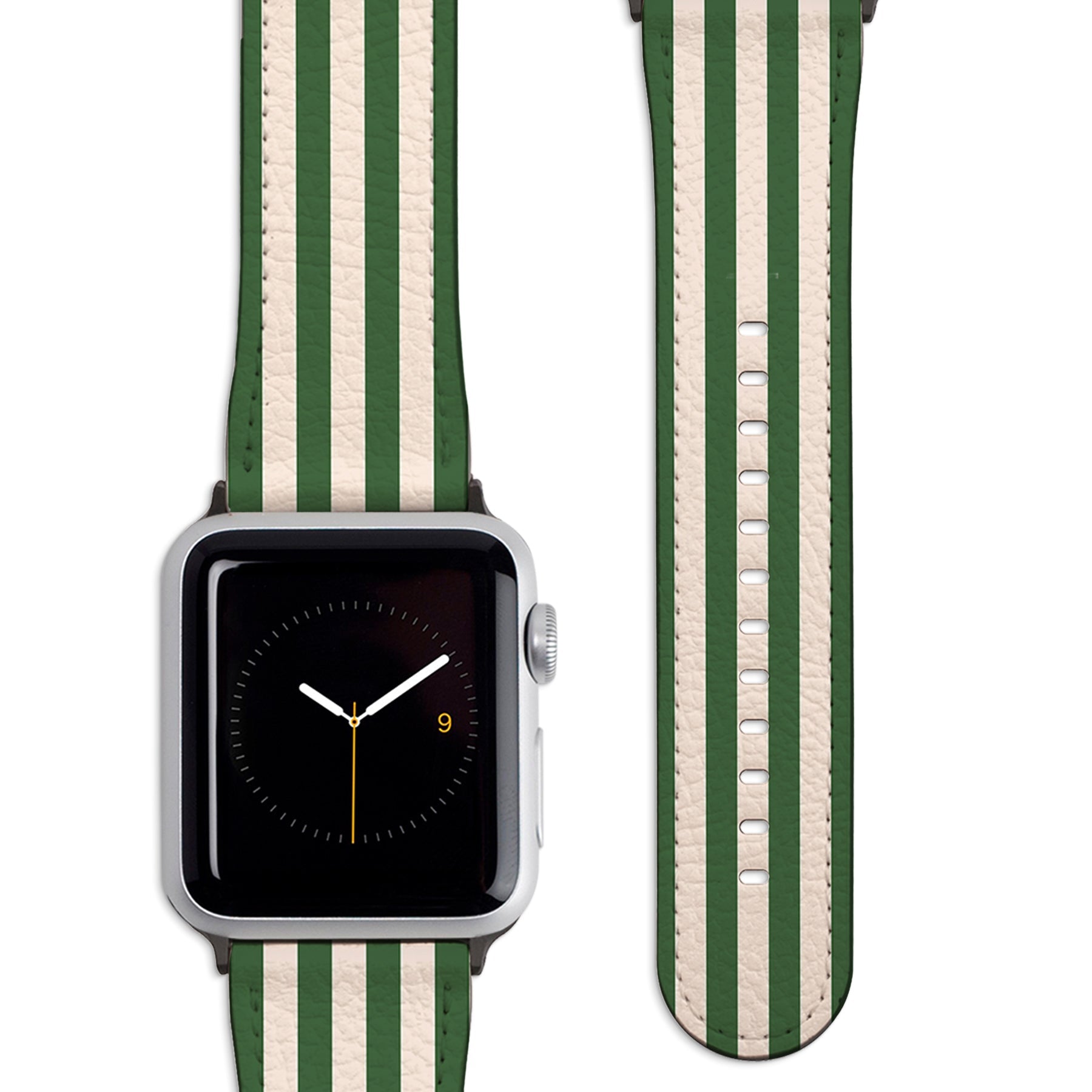 Resort Green Stripes Apple Watch Strap