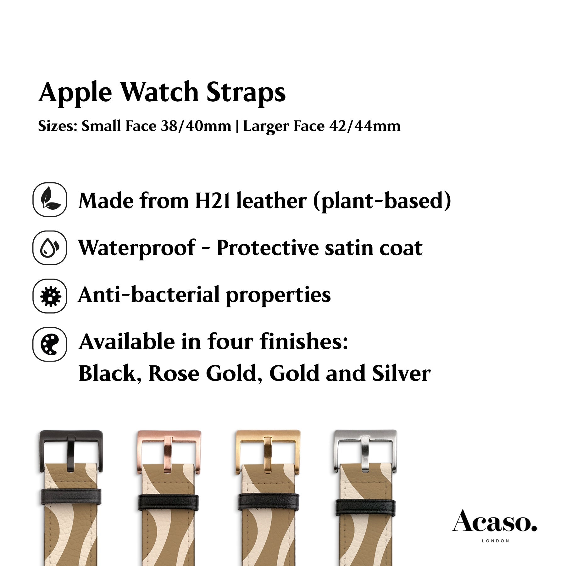 Waverly Beige Apple Watch Strap