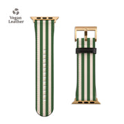 Resort Green Stripes Apple Watch Strap