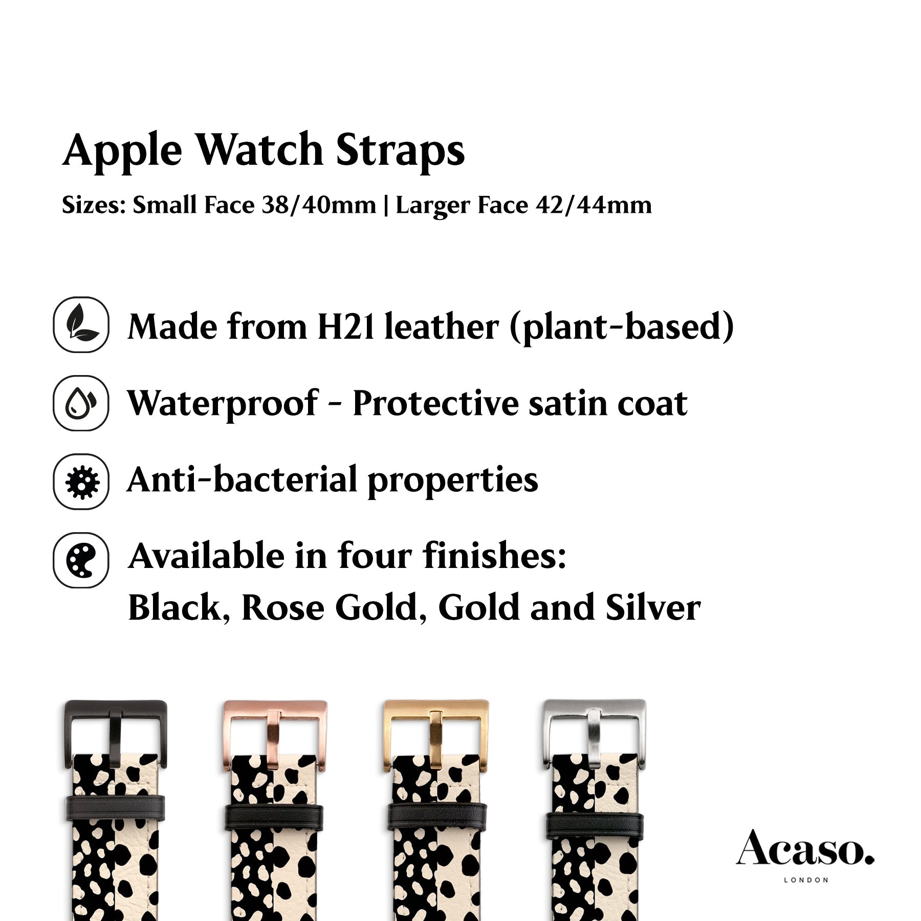 Half Dalmatian Apple Watch Strap