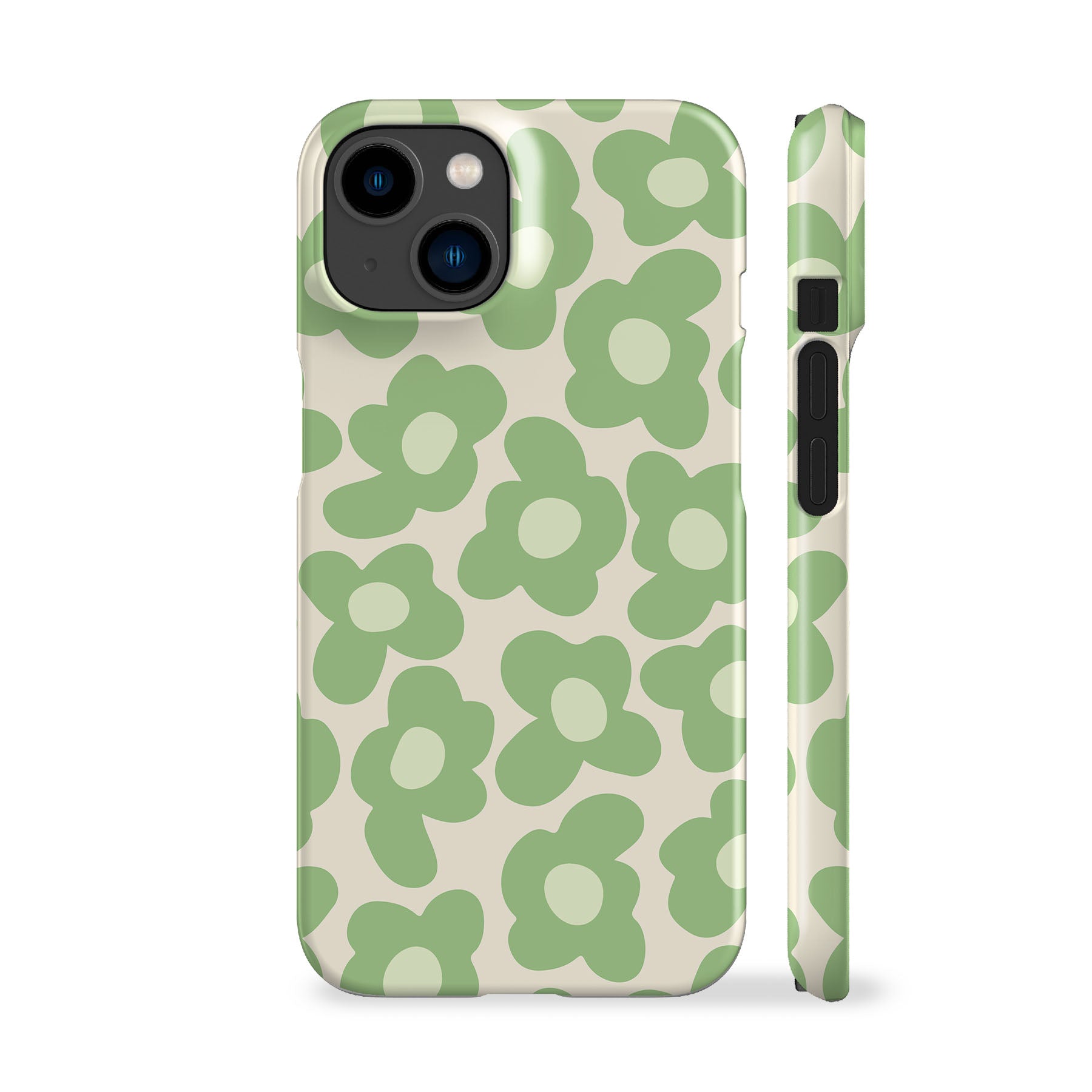 Retro Daisy Mint Phone Case