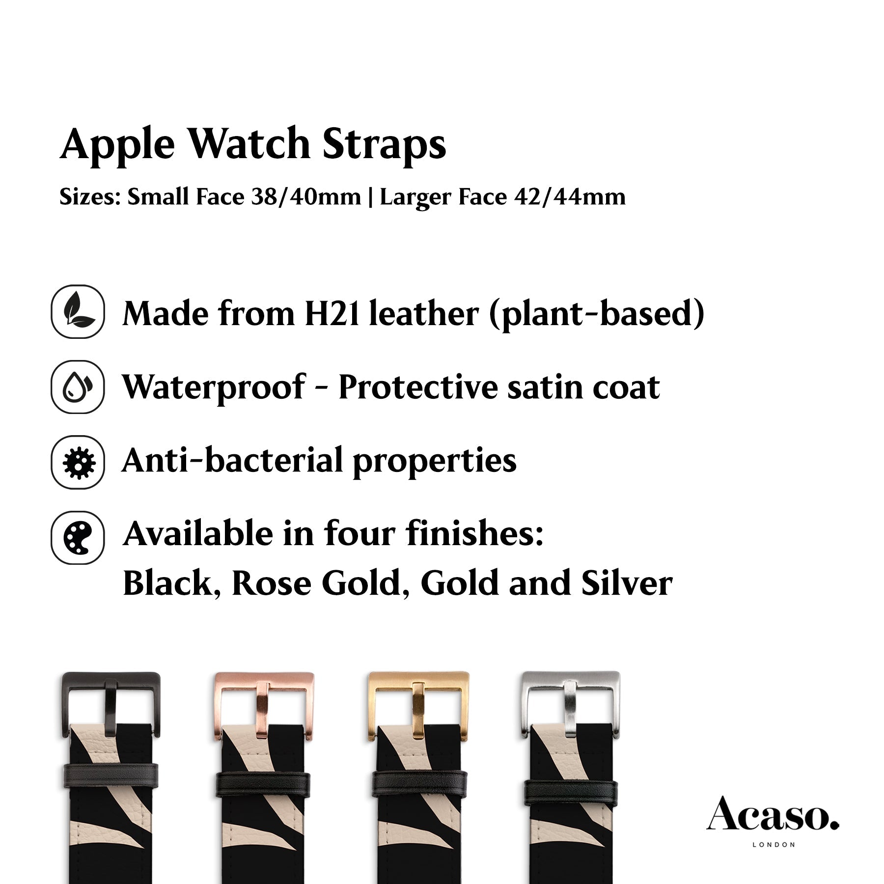 Abstract Leaf Apple Watch Strap