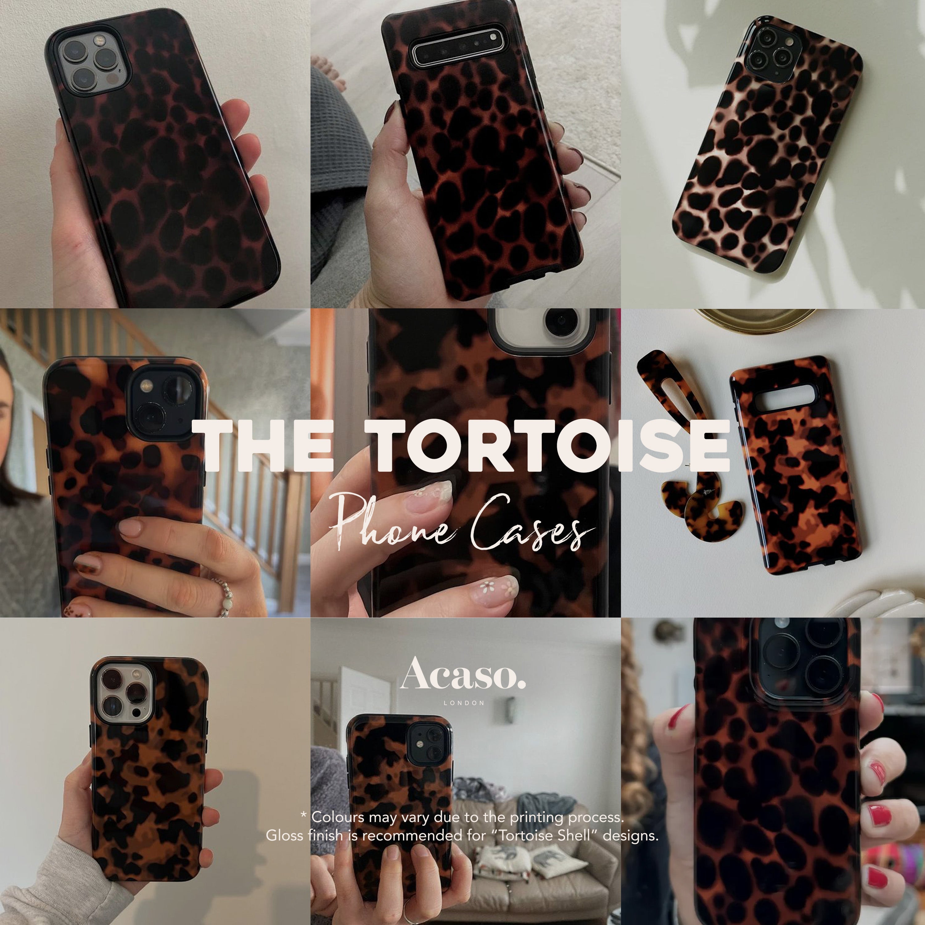 Wavy Tortoise Shell Phone Case